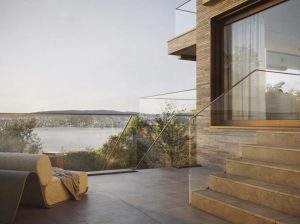 4.5-room duplex apartment with garden and lake view